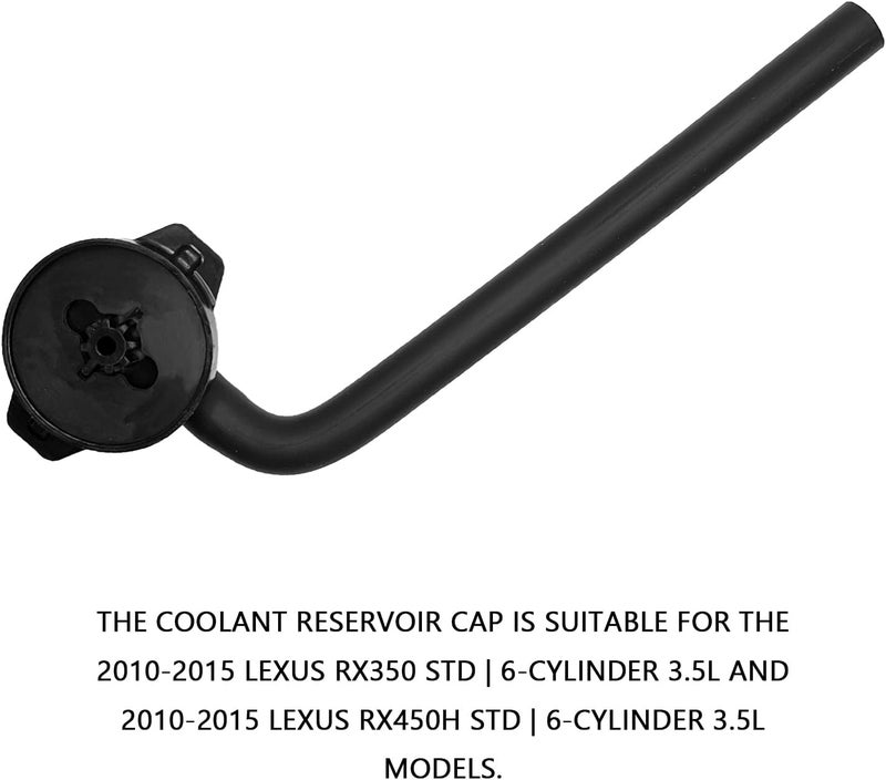 SWQS Coolant Reservoir Cap for 2011-2020 Toyota Sienna, 2010-2015 Lexus RX350, RX450h, Highlander 2014-2019, Engine Coolant Radiator Overflow Reservoir Cap Replacement 16405-31070 16405-0P040 - Image 5